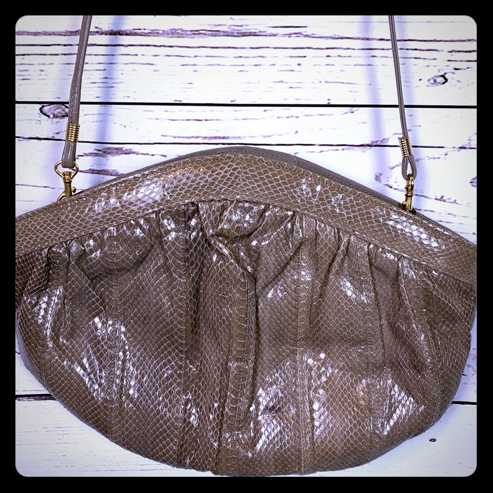 Vintage Sylvia Cee Shoulder Bag Purse Snake